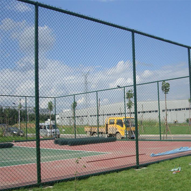 山東學校體育場隔離網圖片1