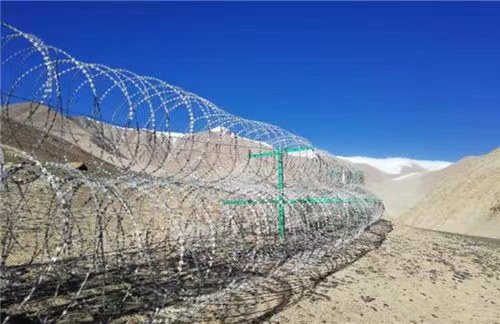 山東邊境刀片滾籠阻隔網(wǎng)圖片5