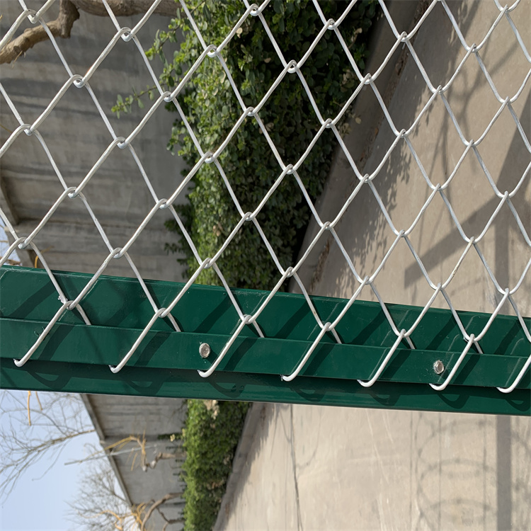 山東機場鋁包鋼勾花網圍界圖片3