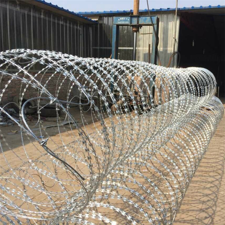 山東熱鍍鋅刀片刺繩刺絲滾籠圖片2